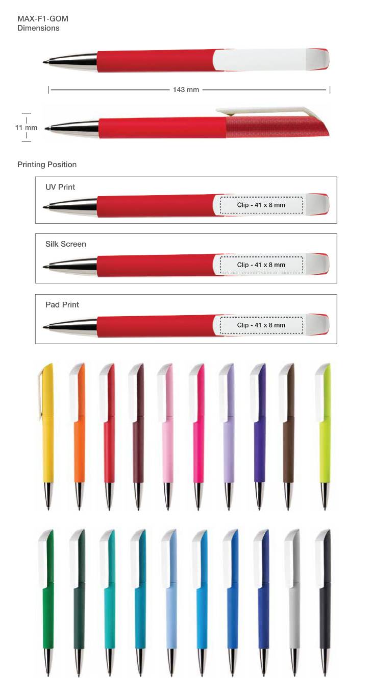 Printing on Pens