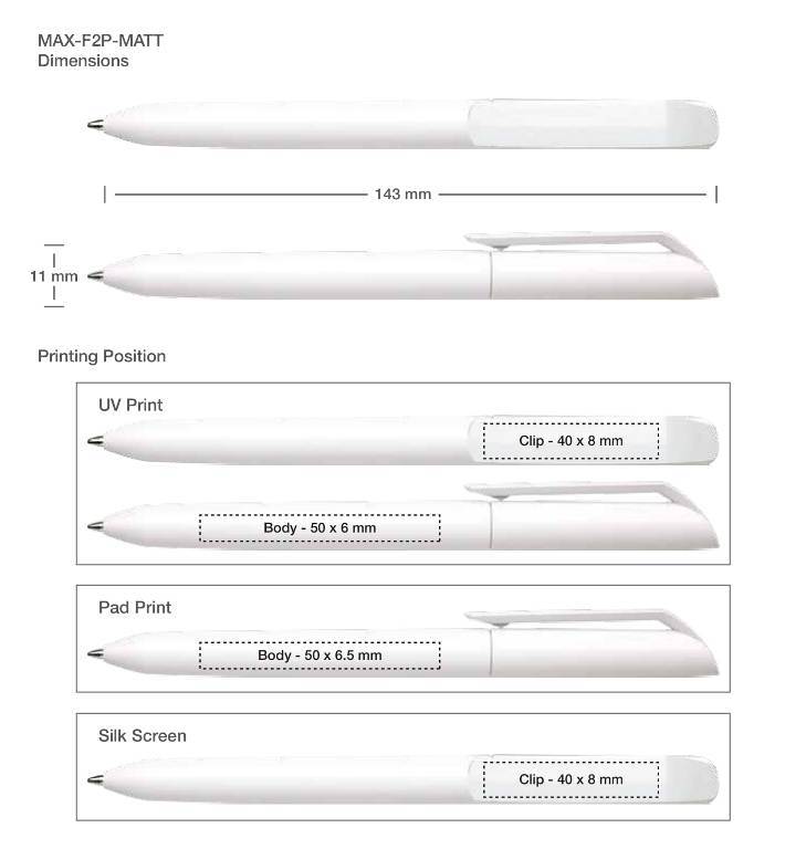 Printing on Maxema Pen