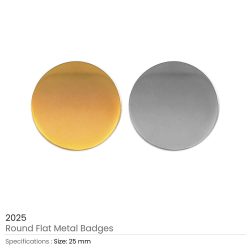 Round Flat Metal Badges 25mm - Image 5