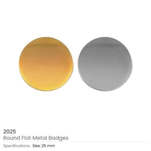 Round Flat Metal Badges 25mm - Image 5