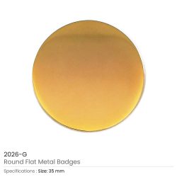 Round Flat Metal Badges 35mm - Image 4