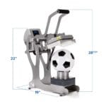 Sports Ball Heat Press Size