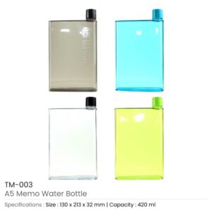 A5 Memo Water Bottles - Image 8