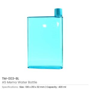 A5 Memo Water Bottles - Image 5