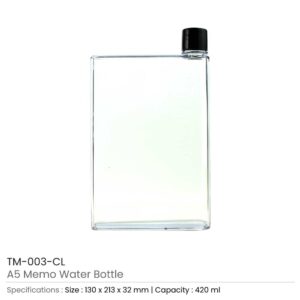 A5 Memo Water Bottles - Image 4