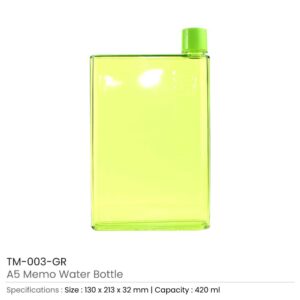 A5 Memo Water Bottles - Image 3