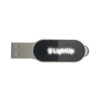 Oval Shaped Light-Up Logo USB 16GB - Image 2