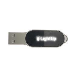 Oval Shaped Light-Up Logo USB 16GB - Image 2