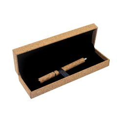 Cork Pen Box with Velvet Interior - Image 4