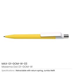 Dot Pens with White Clip - Image 6