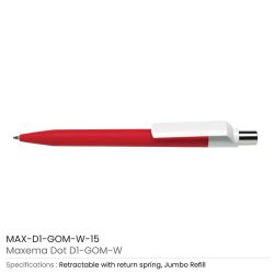 Dot Pens with White Clip - Image 11