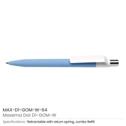 Dot Pens with White Clip - Image 19