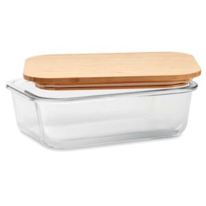 Glass Lunch Box with Bamboo Lid - Image 4