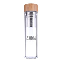 Glass and Bamboo Flask - Image 2