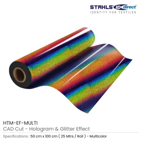 Hologram Heat Transfer Vinyl Multi Colors