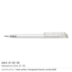 Maxema Zink Pens Transparent body - Image 17