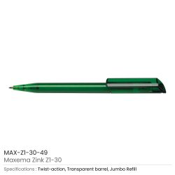 Maxema Zink Pens Transparent body - Image 12