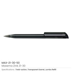 Maxema Zink Pens Transparent body - Image 11