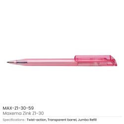 Maxema Zink Pens Transparent body - Image 6