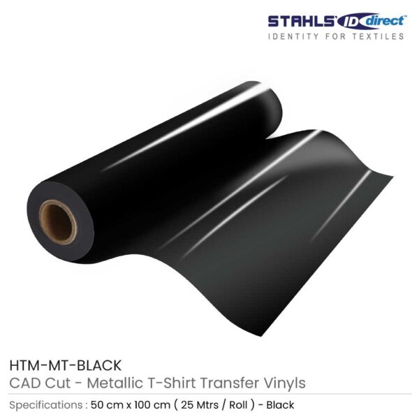 Metallic Heat Transfer Vinyl Black