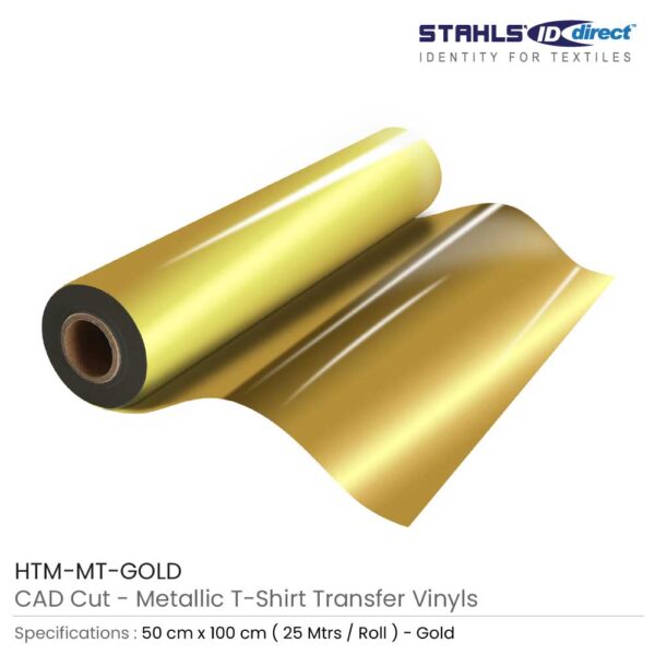 Metallic Heat Transfer Vinyl Gold