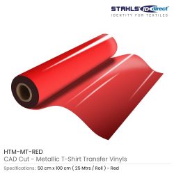 Metallic Heat Transfer Vinyl Red