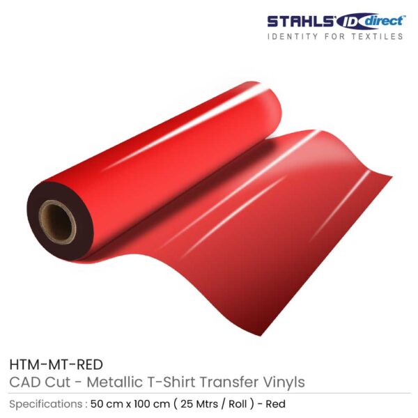 Metallic Heat Transfer Vinyl Red
