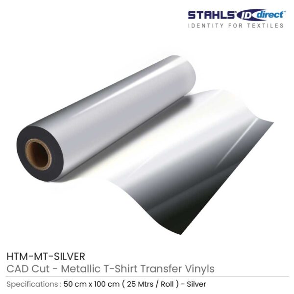 Metallic Heat Transfer Vinyl Silver