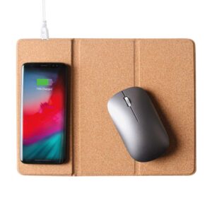 Fold-able Mouse pad with Wireless Charger Blank