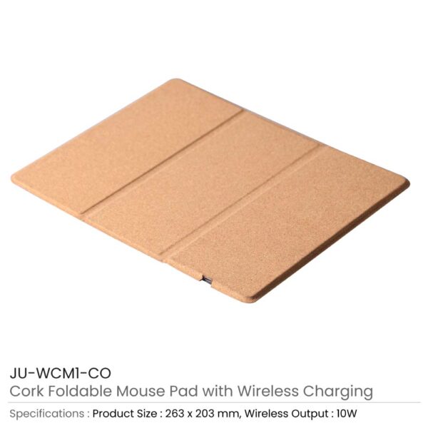 Fold-able Mouse pad with Wireless Charger Details