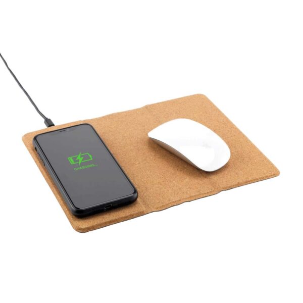 Fold-able Mouse pad with Wireless Charger Sample