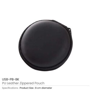 PU Leather Zippered Pouch - Image 6