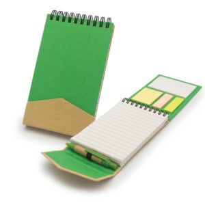 Recycled Notepad with Pen - Image 3