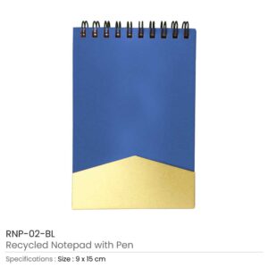 Recycled Notepad with Pen - Image 6