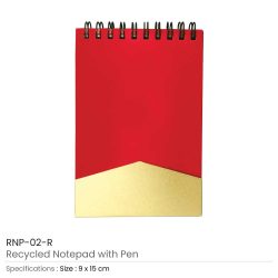 Recycled Notepad with Pen - Image 5