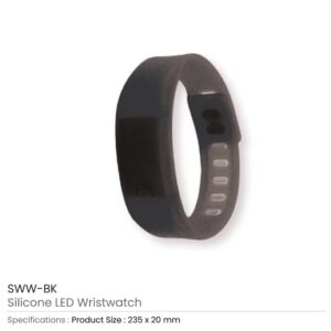 Silicone Wristbands with Digital Watch - Image 11