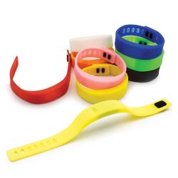 Silicone Wristbands with Digital Watch - Image 1