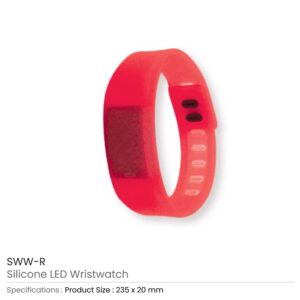 Silicone Wristbands with Digital Watch - Image 6