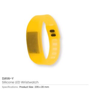 Silicone Wristbands with Digital Watch - Image 4