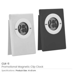 Table Clock with Magnetic Clip - Image 7