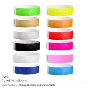 Tyvek Wristbands Waterproof, Adjustable, Adhesive - Image 3