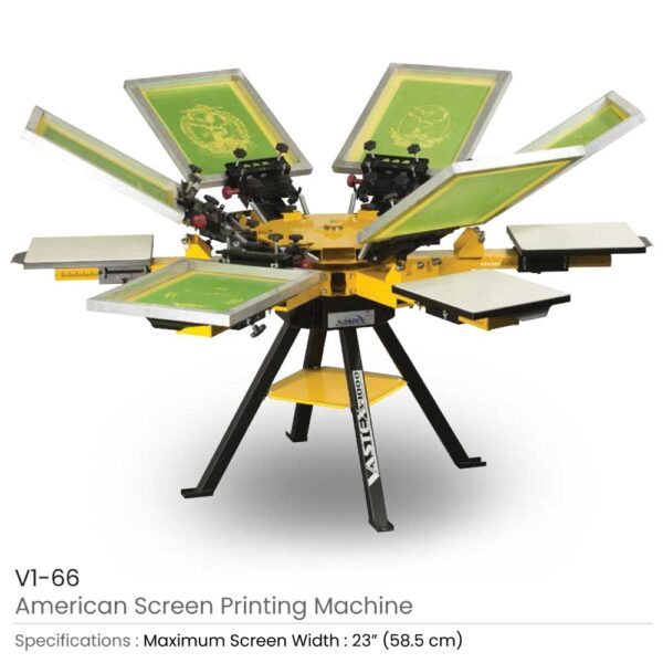 6-Station Screen Printing Machines