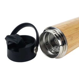 Bamboo Flask with Tea Infuser - Image 5