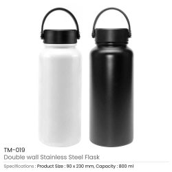 Double Wall Stainless Steel Flask - Image 3
