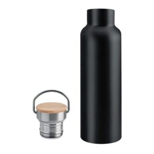 Stainless Steel Bamboo Flask - Image 4