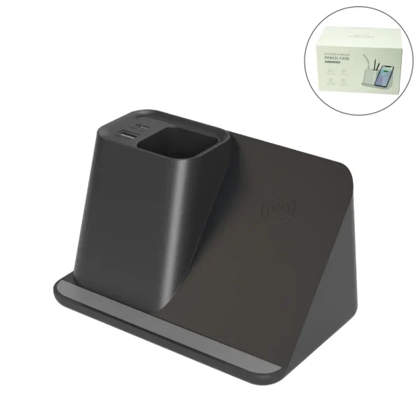 Desktop-Pen-Holder-WDS3-BK-Blank Desktop Pen Holder Charger Blank