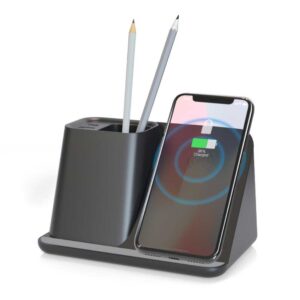 Desktop Pen Holder with 5W Wireless Charger - Image 4