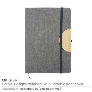 Notebook with Foldable Cover - Image 3