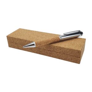 Metal Pen with Cork Barrel and Box - Image 4