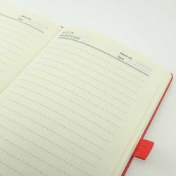 PU Notebooks with Pen Holder in A5 Size - Image 4